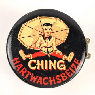 Blechdose " Ching Hartwachsbeize" Bohnerwachs...