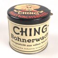 Blechdose " Ching Hartwachsbeize" Bohnerwachs Chemische Industrie Erlangen GmbH. Durchmesser 120mm, Höhe 105mm