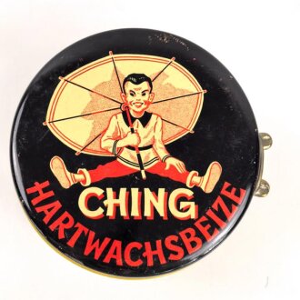 Blechdose " Ching Hartwachsbeize" Bohnerwachs...