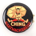 Deckel für Blechdose " Ching Hartwachsbeize" Bohnerwachs Chemische Industrie Erlangen GmbH. Durchmesser 120mm