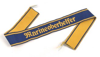 Ärmelband " Marineoberhelfer" der...