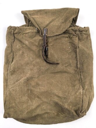 Artillerie Rucksack Wehrmacht. Stark gebraucht, Leder...