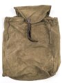 Artillerie Rucksack Wehrmacht. Stark gebraucht, Leder trocken