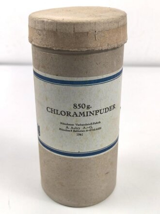 Pack " 850g Chloraminpulver" datiert 1941,...