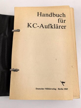 DDR "Handbuch für den KC-Aufklärer"...