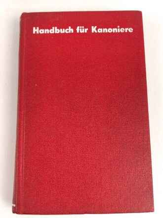 DDR "Handbuch für den Kanoniere" datiert 1963, 515 Seiten, DIN A5