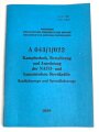 DDR "A 043/1/022 Kampftechnik, Bewaffnung und Ausrüstung der NATO- und französischen Streitkräfte - Kraftfahrzeuge und Spezialfahrzeuge" datiert 1989, DIN A5