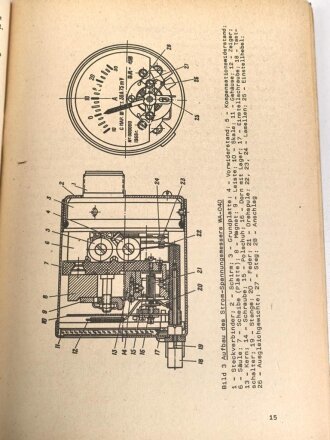 DDR "A 051/1/431 Kontroll-Meßgeräte der Panzertechnik - Beschreibung und technische Kontrolle" datiert 1982, DIN A5