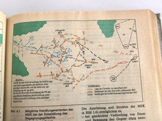 DDR "Die Gefechtshandlungen der mot. Schützenkompanie" datiert 1987, 456 Seiten, über DIN A5