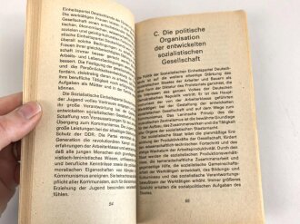 DDR "Programm der Sozialistischen Einheitspartei Deutschlands" datiert 1987, 111 Seiten, DIN A6