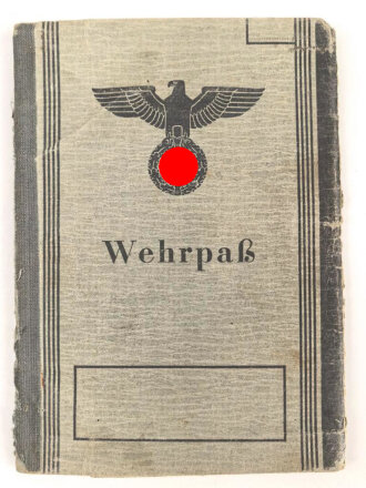 Wehrpaß Heer, ausgestellt 17. Januar 1944 bei...