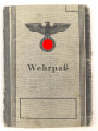 Wehrpaß Heer, ausgestellt 17. Januar 1944 bei Wehrbezirkskommando Mainz