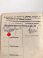 Soldbuch Heer, ausgestellt am 21. Januar 1945 bei Gebirgs Pionier Ersatz und Ausbildungs Btl. 83 Schwaz in Tirol