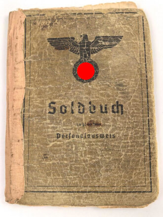 Soldbuch Heer, ausgestellt am 20.12.1939 bei Bäckerei Kompanie 182