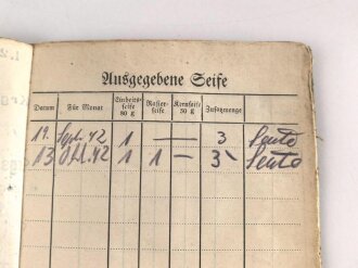 Soldbuch Heer, ausgestellt am 29. August 1939 bei leichte Pionier Kolonne Pionier Btl 50