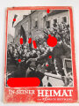 "Hitler in seiner Heimat" Heinrich Hoffmann Bildband, im Schutzumschlag, stark gebraucht, Wasserschaden, DIN A4