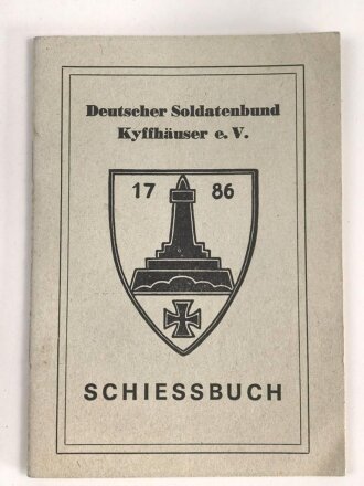 Deutschland nach 1945, Deutscher Soldatenbund Kyffhäuser e.V. "Schiessbuch" eintragungen 1970-72, Trier