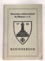 Deutschland nach 1945, Deutscher Soldatenbund Kyffhäuser e.V. "Schiessbuch" eintragungen 1970-72, Trier