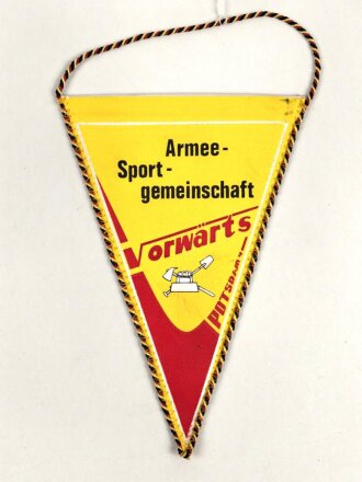 DDR, Wimpel der Armee Sport Gemeinschaft " Vorwärts" Höhe 20cm