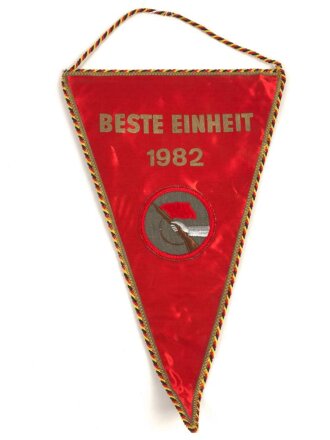 DDR, Wimpel  Kampfgruppen " Beste Einheit 1982"...