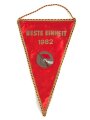 DDR, Wimpel  Kampfgruppen " Beste Einheit 1982" Höhe 35cm