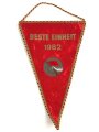 DDR, Wimpel  Kampfgruppen " Beste Einheit 1982" Höhe 35cm