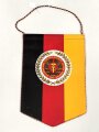 DDR, Wimpel  " Nationale Volksarmee , I. Motorisierte Schützendivision" Höhe 28cm