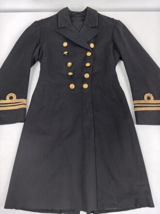 Großbritannien, Royal Navy overcoat, WWII ? Well used, incomplete