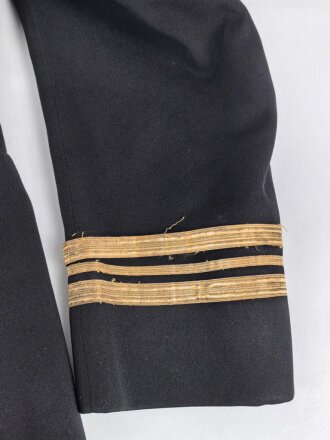 Großbritannien, Royal Navy overcoat, WWII ? Well used, incomplete