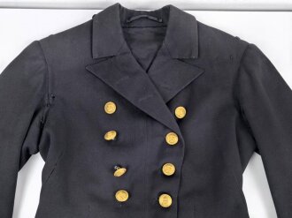 Großbritannien, Royal Navy overcoat, WWII ? Well used, incomplete