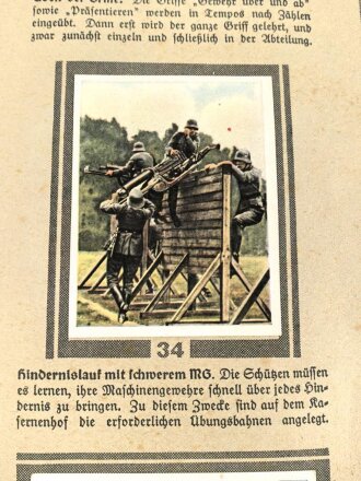 Sammelbilderalbum " Die Deutsche Wehrmacht" Komplett, abgegriffen