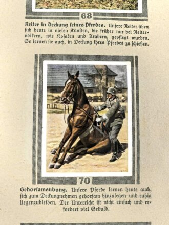 Sammelbilderalbum " Die Deutsche Wehrmacht" ab Bild Nr. 97 leer