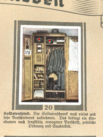 Sammelbilderalbum " Die Deutsche Wehrmacht" ab Bild Nr. 97 leer