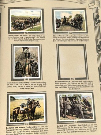 Sammelbilderalbum " Die Deutsche Wehrmacht" 25 Bilder fehlen