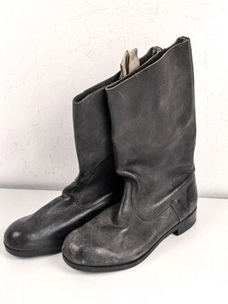 Nationale Volksarmee der DDR, paar Stiefel für Mannschaften, leicht getragenes Paar, Sohlenlänge 28,5cm, ungereinigt