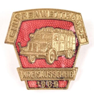 DDR, Feuerwehr Abzeichen Gruppenwettkampf Kreisausscheid...