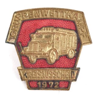 DDR, Feuerwehr Abzeichen Gruppenwettkampf Kreisausscheid...