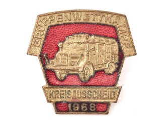 DDR, Feuerwehr Abzeichen Gruppenwettkampf Kreisausscheid...