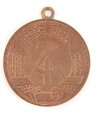 DDR Feuerwehr Medaille für treue Dienste in der freiwilligen Feuerwehr in Bronze