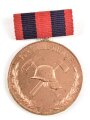 DDR Feuerwehr Medaille für treue Dienste in der freiwilligen Feuerwehr in Bronze