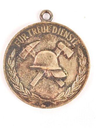 DDR Feuerwehr Medaille für treue Dienste in der freiwilligen Feuerwehr in silber