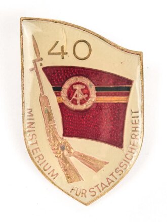 DDR, Erinnerungsabzeichen des MfS für 40 Jahre