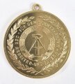 DDR, Medaille für treue Dienste freiwilliger Helfer beim Schutz der Staatsgrenze der DDR in gold