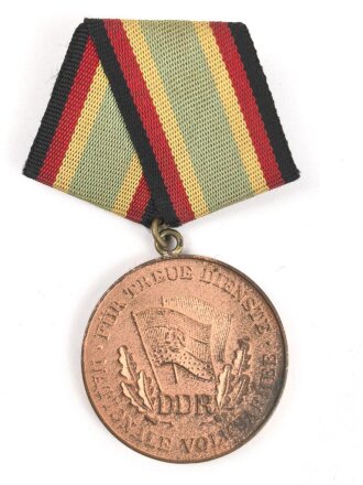 DDR, Medaille für treue Dienste in der Nationalen Volksarmee, bronze