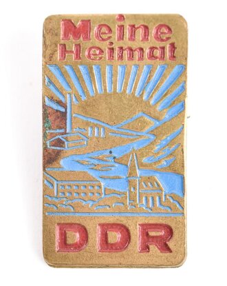 DDR, tragbares Abzeichen " Meine Heimat DDR"  30mm