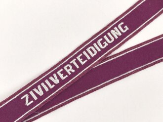 DDR, Ärmelband " Zivilverteidigung" 46cm