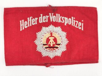 DDR, Armbinde " Helfer der Volkspolizei"