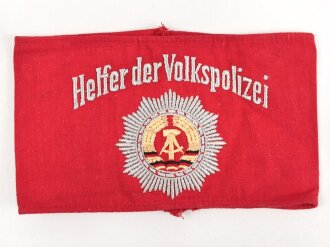 DDR, Armbinde " Helfer der Volkspolizei"