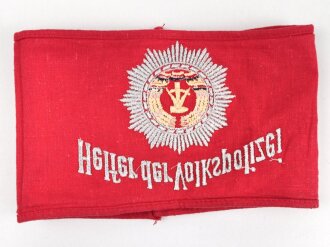 DDR, Armbinde " Helfer der Volkspolizei"