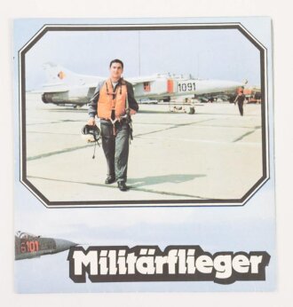 DDR, Faltprospekt " Militärflieger"